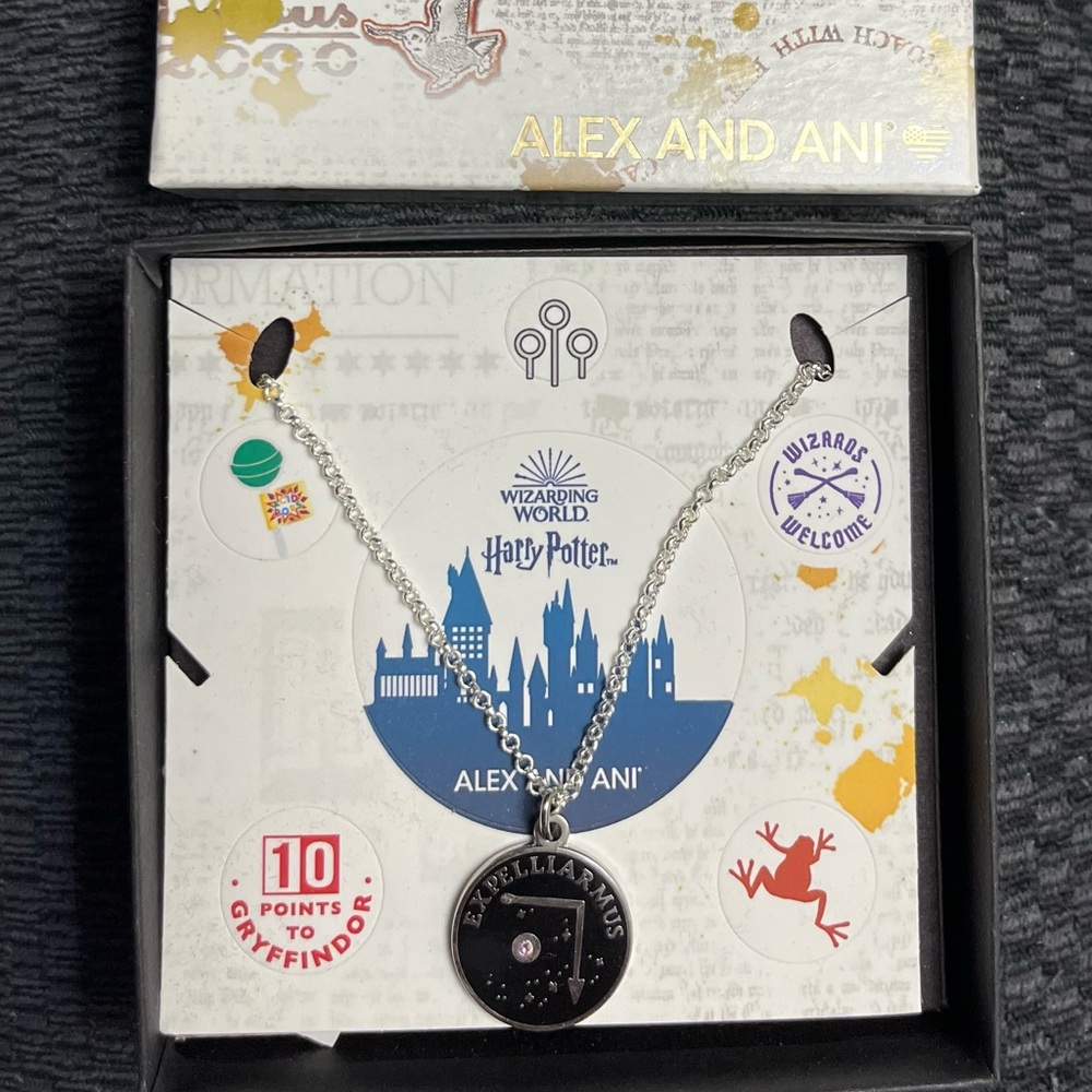 Alex and Ani Silver Harry Potter Expelliarmus Necklace